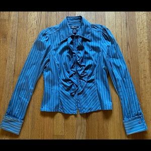 Inc Blouse XS Blue